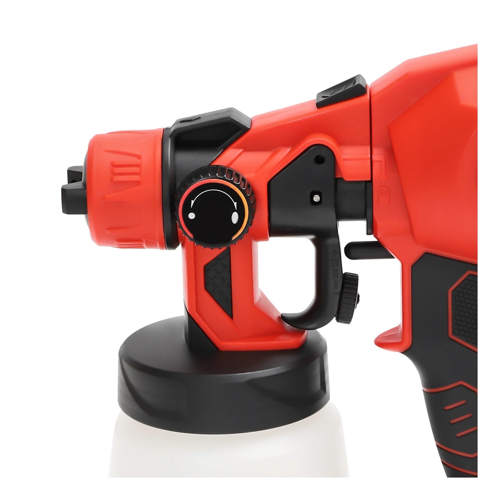 Spruzzatore di vernice, Pistola a spruzzo for vernice ad alta pressione senza fili da 20 V, utensile elettrico Airless, pistola a spruzzo HVLP da 800 ml Spruzzatura efficiente