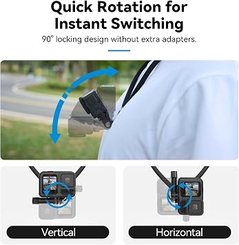 TELESIN SE 2.0 neck strap with integrated rotation