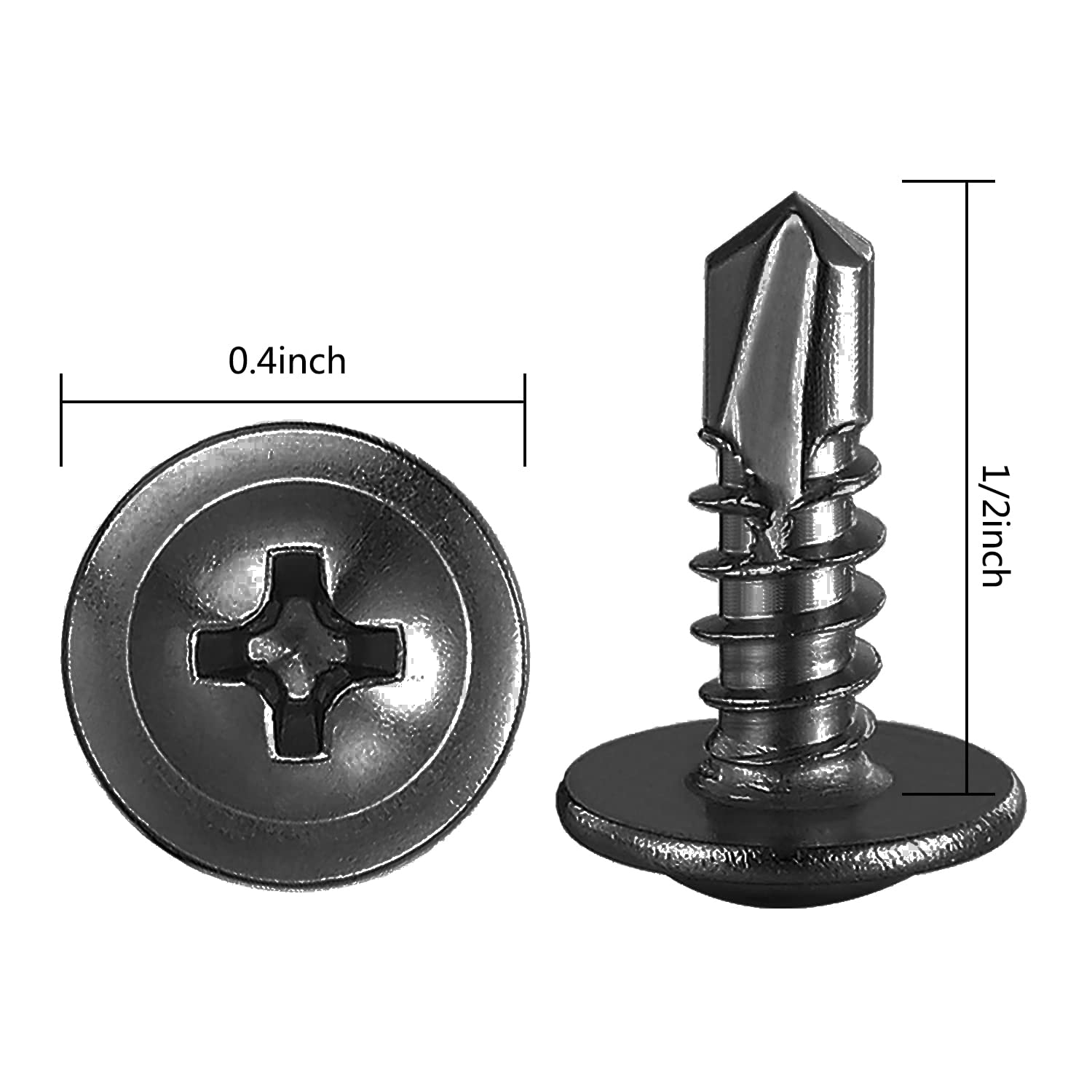 400 Stainless Steel Sheet Metal Screws - Self-Tapping -2 400 Stainless Steel Sheet Metal Screws - Self-Tapping -2