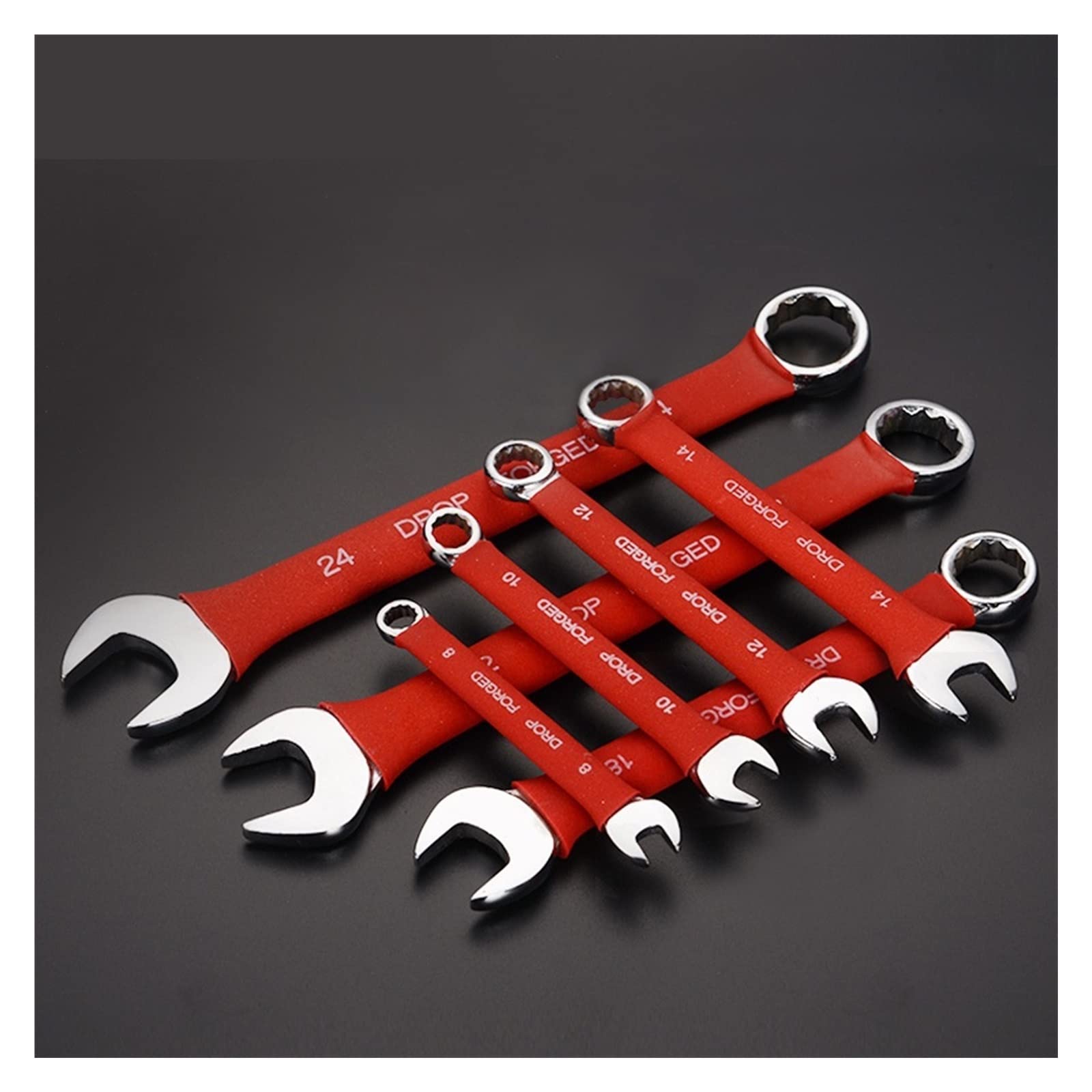 Narzędzia metalowe Klucze płaskie 1 szt. 6–27 mm Zestaw kluczy płasko-oczkowych z grzechotką Narzędzia ręczne do naprawy samochodu Dwufunkcyjnego (6 mm)