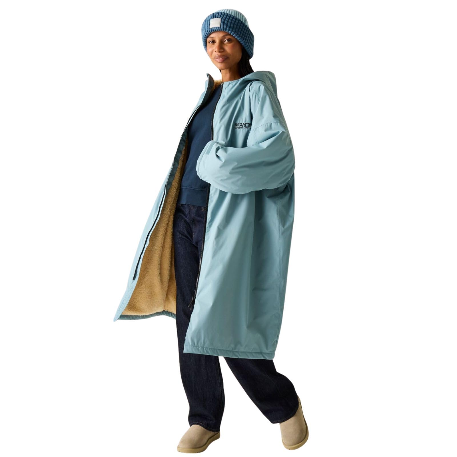 Regatta Men's Citadel Blue Outdoor Active Unisex Waterproof Changing Robe - Lxl