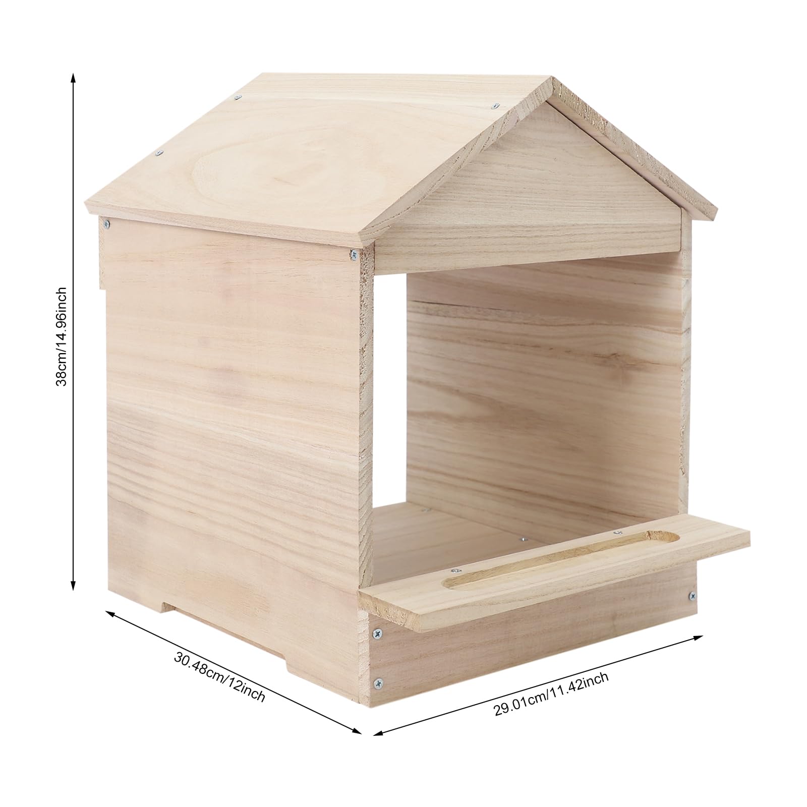 Nido per polli, set da 3 pezzi, in legno, 30,5 x 29 x 38 cm