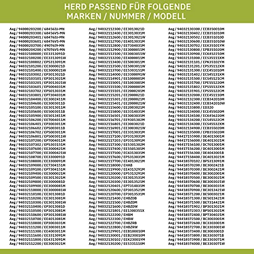 eVendix Haltegitterset 405549214/6 Links rechts für Backbleche und Roste Backofen