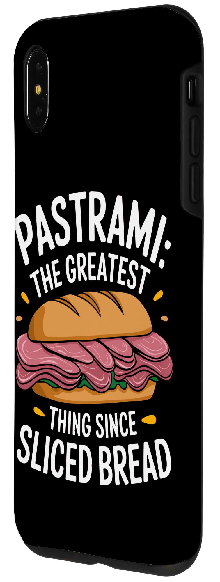 iPhone XS Max Classic Deli Pastrami Sandwich Lover Culinary Delight Case - Image 2