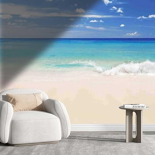 Papel De Paredes Decorativo Ocean Papel Tapiz para Baño Decoración de pared para dormitorio Fácil de instalar (Ancho) 31.5 pulgadas X (H) 24 pulgadas