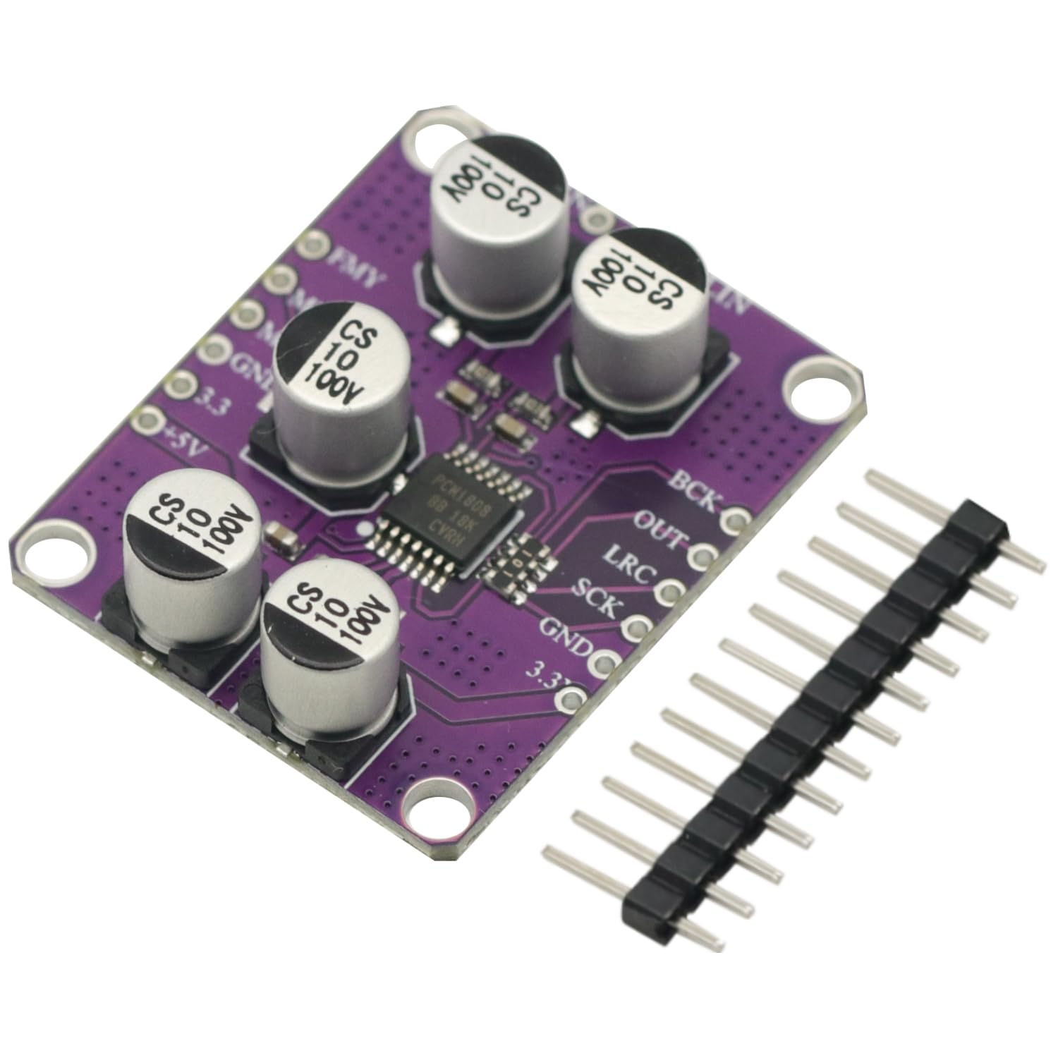 PCM1808 24bit 105dB SNR Audio Stereo ADC Single-Ended Analog-Input