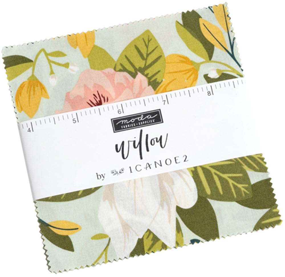 Moda Fabrics1canoe2 Willow Charm Pack 42 5-inch Squares 36060PP