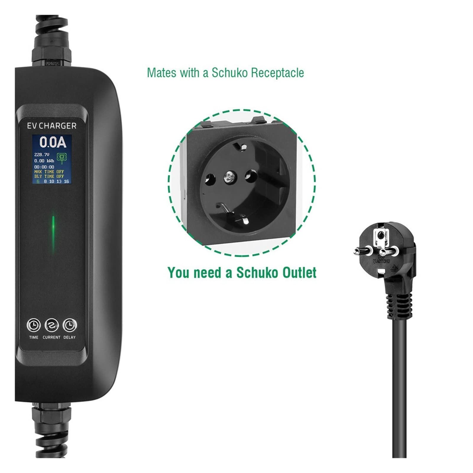 Amazon.co.jp: 電気自動車充電器 EV 充電器タイプ 2 62196-2