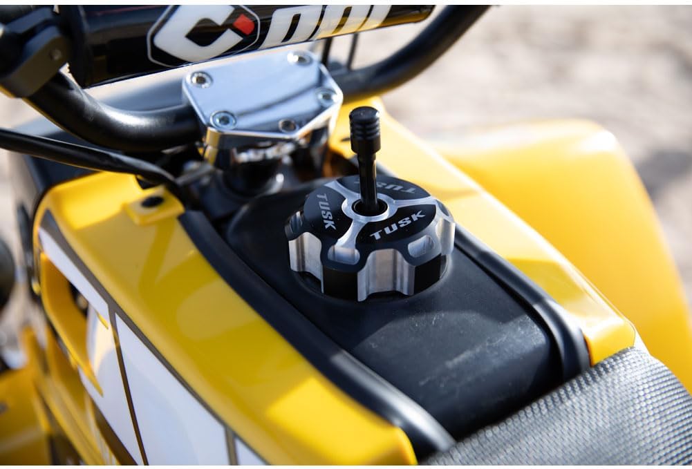 Tusk Billet Aluminum Gas Cap Black Machined For Yamaha GRIZZLY 660 4x4 2002-2004