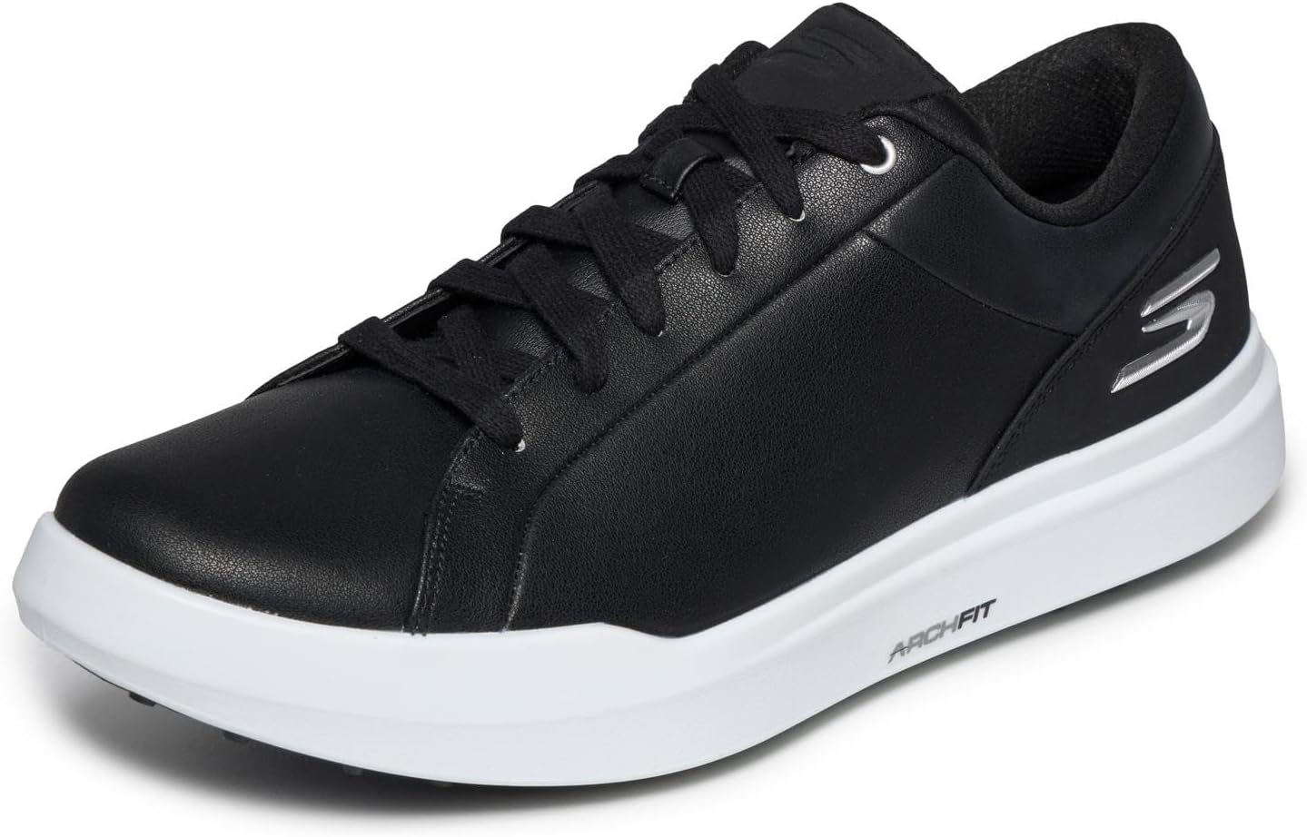 Skechers Mens Drive 6 Arch Fit Leather Relaxed Fit Spikeless Golf Shoe