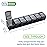 EZY DOSE Weekly (7-Day) Daily Pill Organizer, Vitamin Planner, and Medicine Container, Large Compartments, Easy to Open, Travel Friendly, Includes One Black and One White (2 Pack), Made in The USA