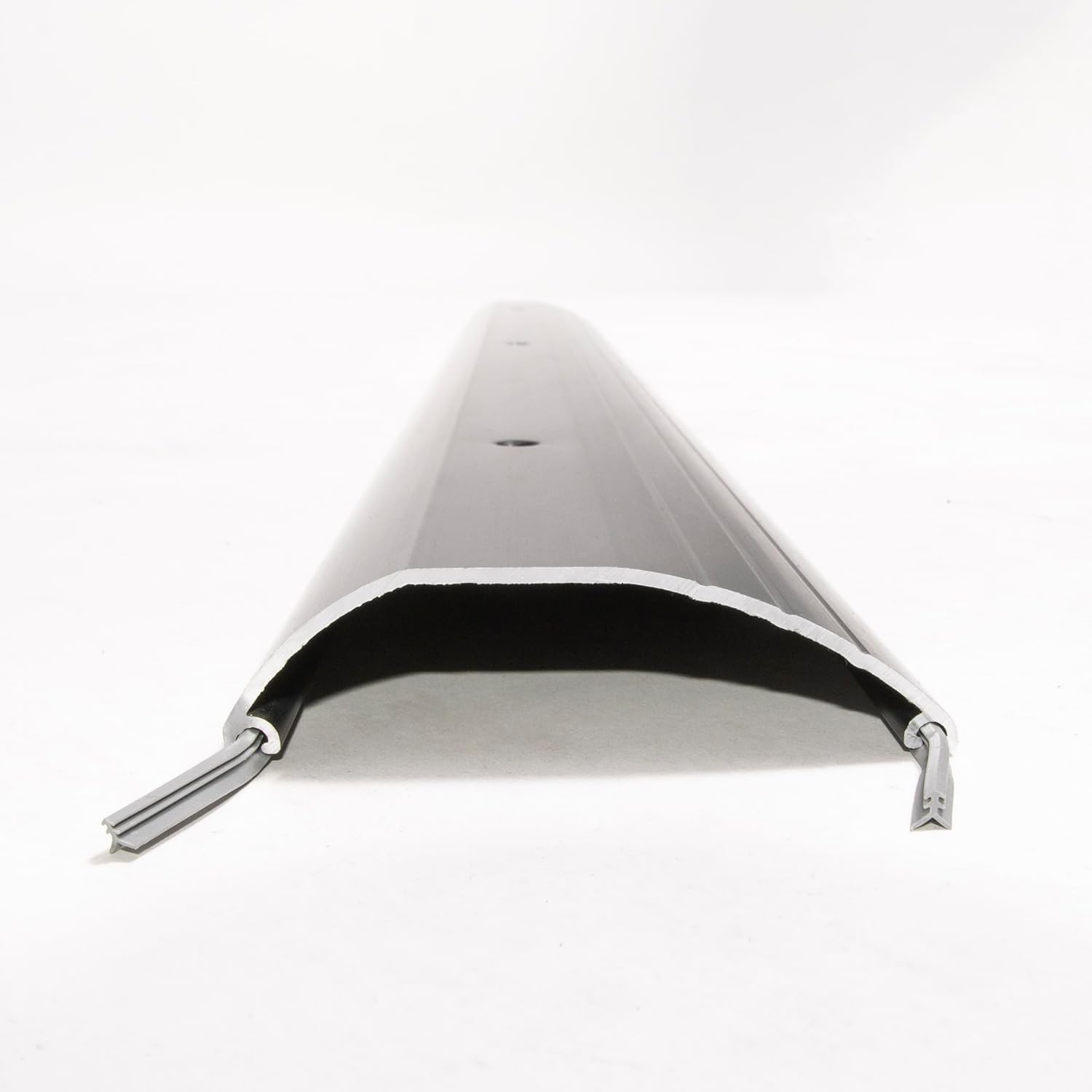 Smooth Top Heavy-Duty Aluminum Threshold for High Foot Traffic – Suitable for Residential and Commercial Use, Available in High and Low Profiles. (Black, 36" inch high Profile)