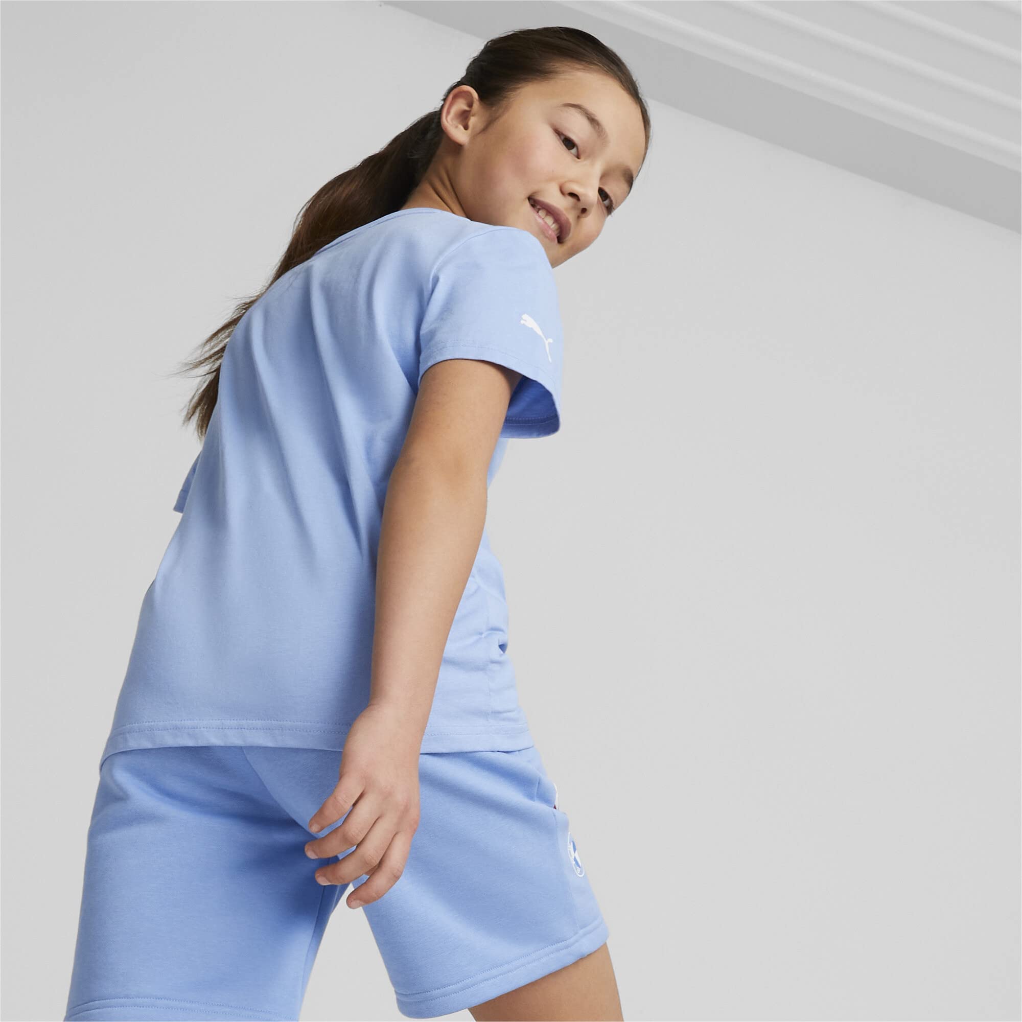 PUMA Unisex dziecięca standardowa koszulka z logo BMW M Motorsport Essentials