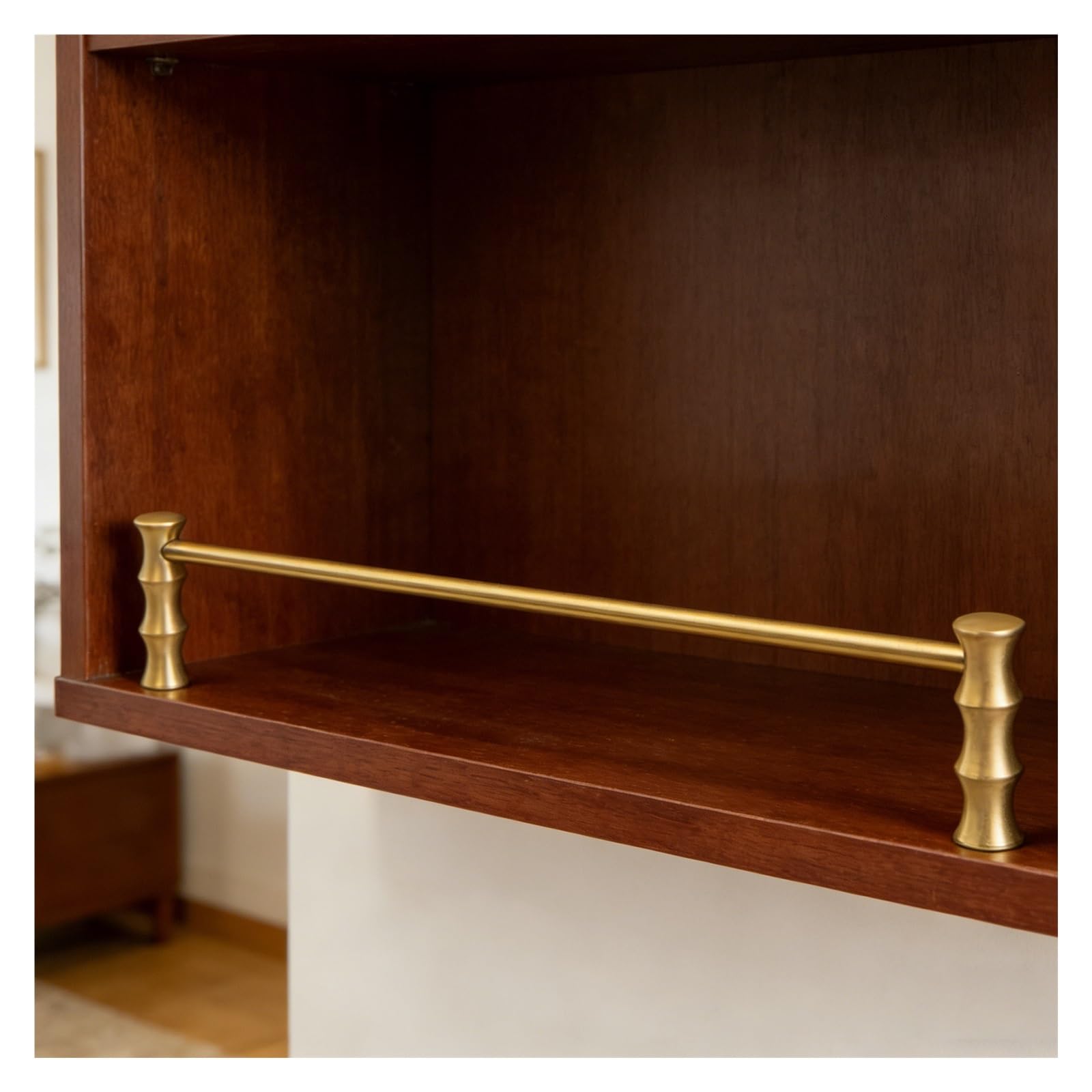 Barre de protection laiton bibliothèque vitrine porte-revues 76cm lot de 10 pièces
