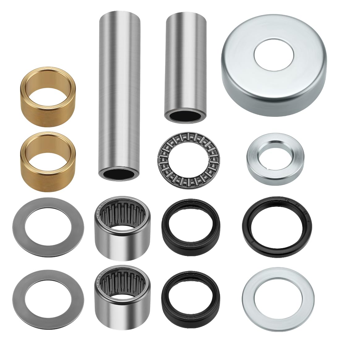 Kit de reparación de rodamientos de brazo oscilante y sellos para Yama-ha Raptor 660R YFM660R 2001-2005 5LP-22184-00-00 5LP-22123-00-00