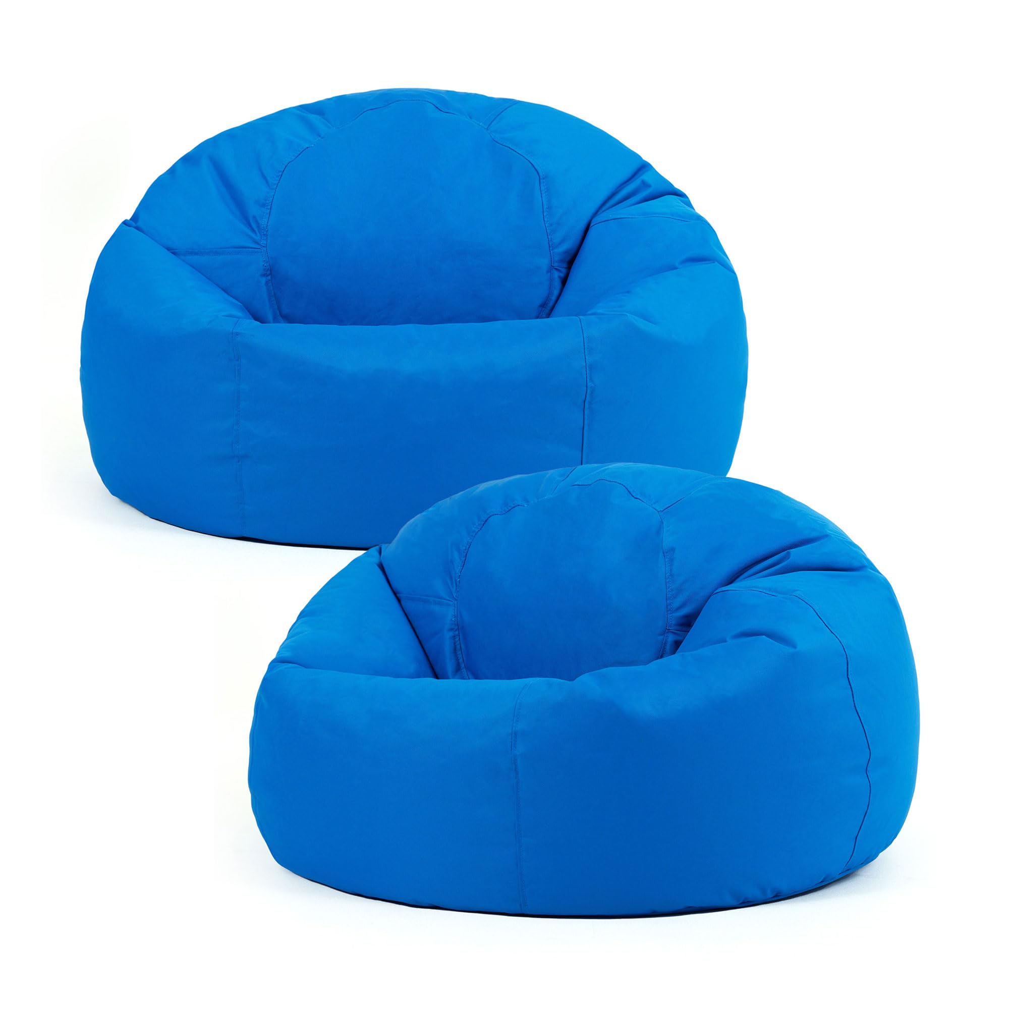 Bean Bag Bazaar Kingston Gaming Bean Bag with Filling, 2 Pack, Blue