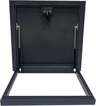 Cellar Floor Hatch - Waterproof Metal - Secure Access to Underground Spaces,60x60cm