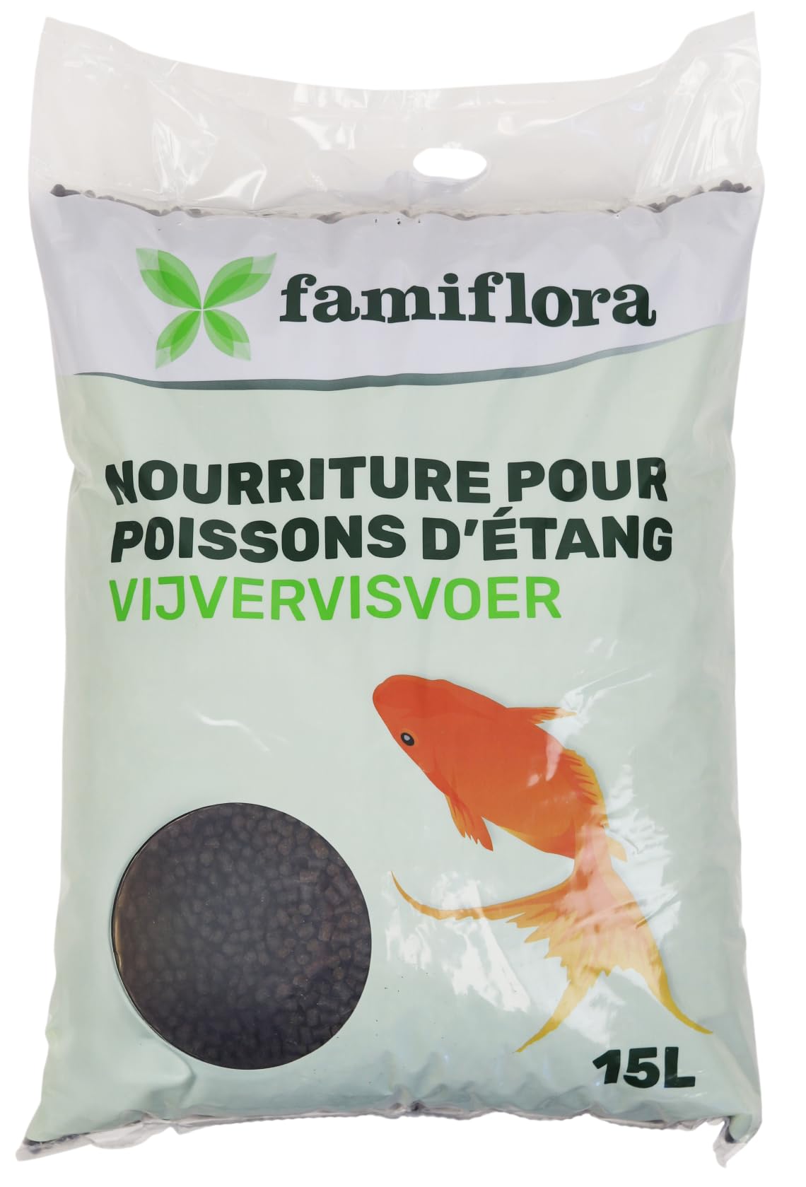 Nourriture pour esturgeon Premium Select 15L - Grain coulant de 6 mm - Haute protéine et digestible - Pour des esturgeons forts et sains - Grains coulants pour que même les poissons de fond