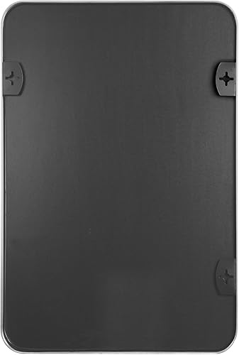 Miniatura 3 de Espejo de pared rectangular de baño plateado de 24 x 36