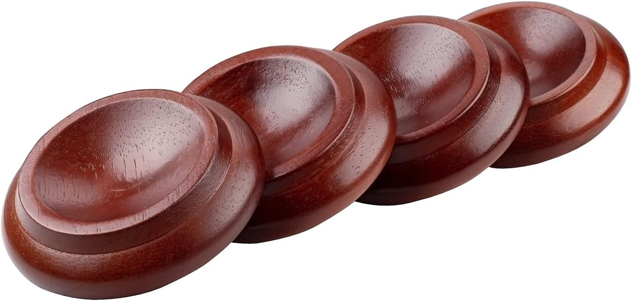 Piano Caster Cups Furniture Floor Felt Pad Cups Hardwood Coasters Anti-Sliding Floor Protectors Feet Protector Pads for All Floors & Wheels of Furniture