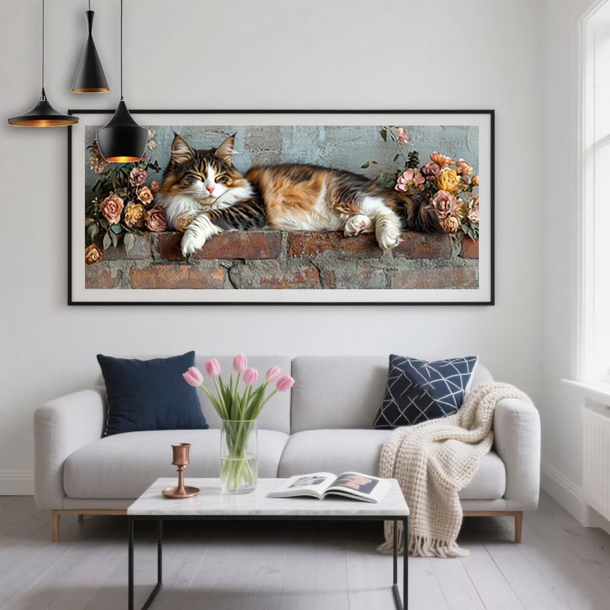 Diamond Painting Erwachsene Groß XXL 60x160cm, Diamond Painting Tiere -2048