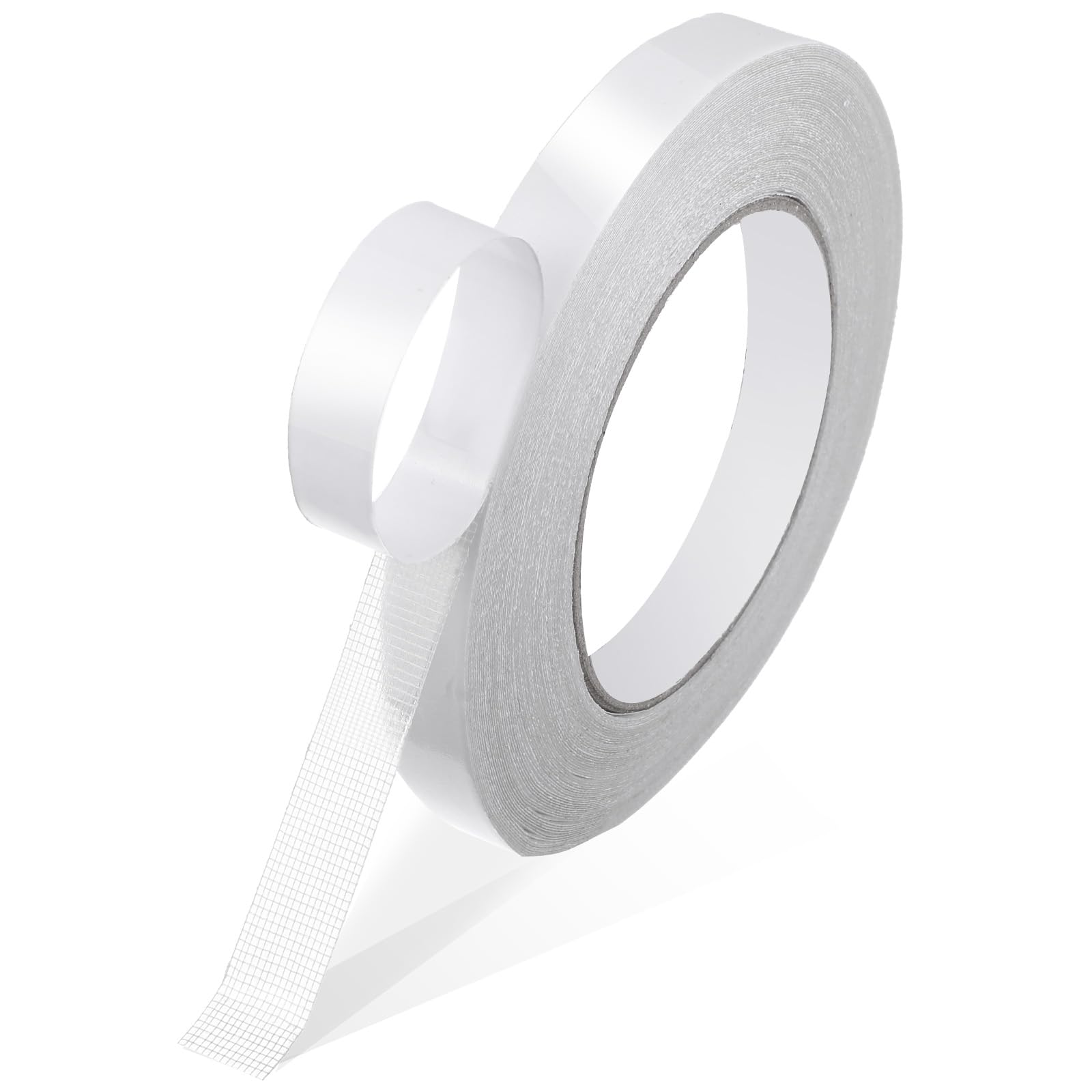 XLIUAX 1 Roll Hem Tape, Hemming Tape for Curtains Fabrics Tapes Double Sided Tapes for Clothes No Sewing Design for Pants Dresses Skirts Clothes Arts Clear Strong Self-Adhesive Carpet Repair DIY