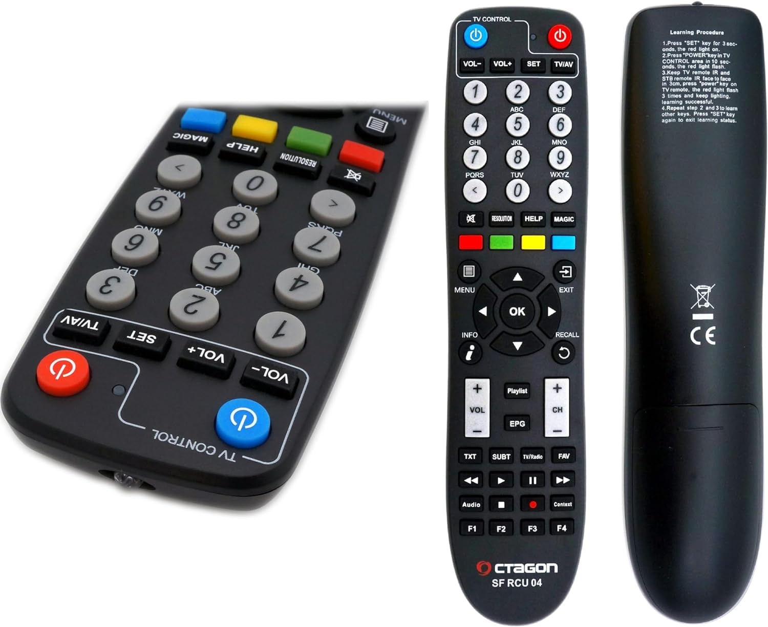 Octagon SF8008 UHD 4K Supreme Twin Sat Receiver + 1TB Festplatte INTERN, 2X DVB-S2X Tuner, E2 Linux & Define OS, mit Aufnahmefunktion, M.2 M Key, Gigabit LAN, Kartenleser, Sat to IP, WiFi WLAN