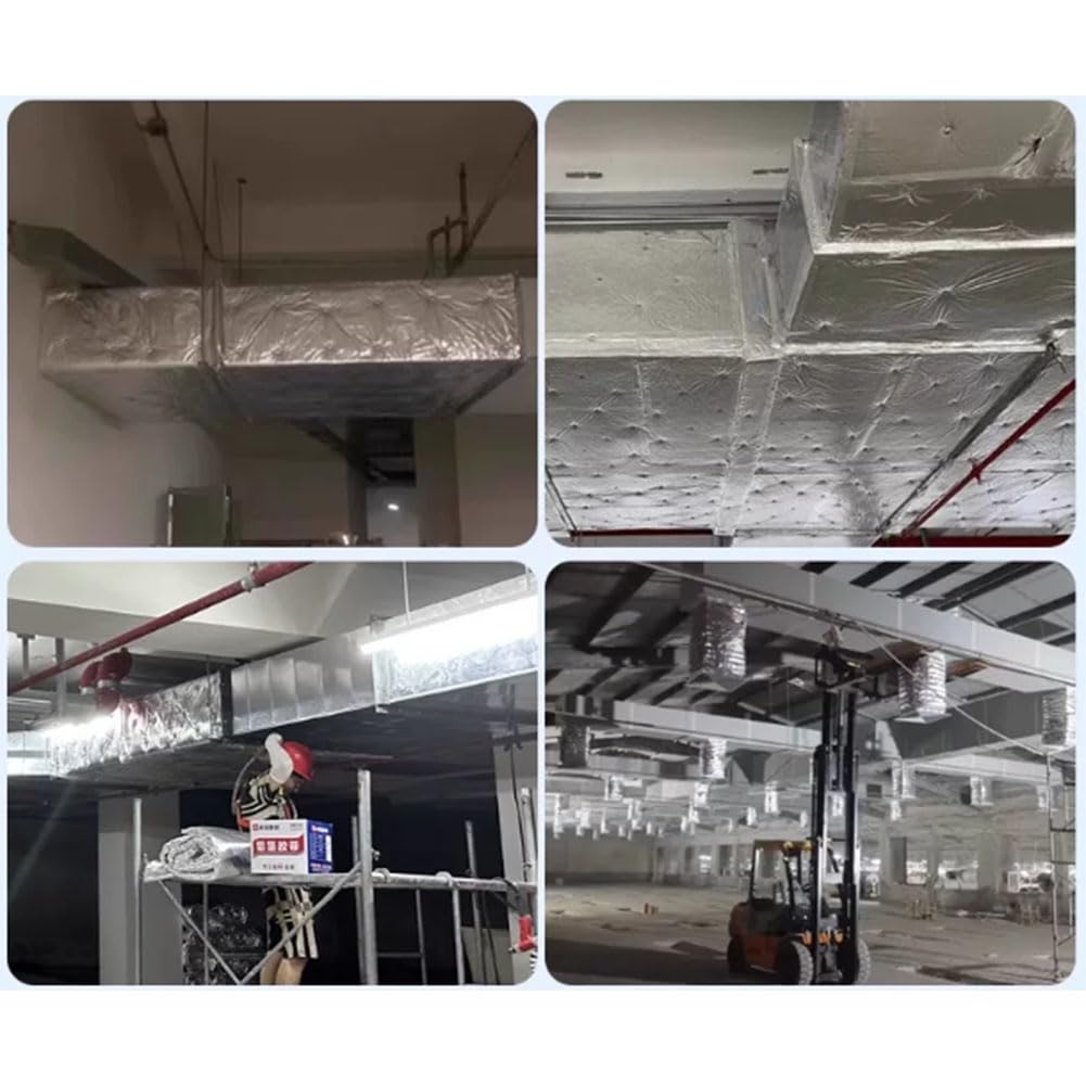 Manta Ignífuga De Fibra De Silicato De Aluminio Punzonada Usada para La Protección contra Incendios En Calderas Y Hornos Industriales, Ancho 61 cm,61cm*3.6m*50mm