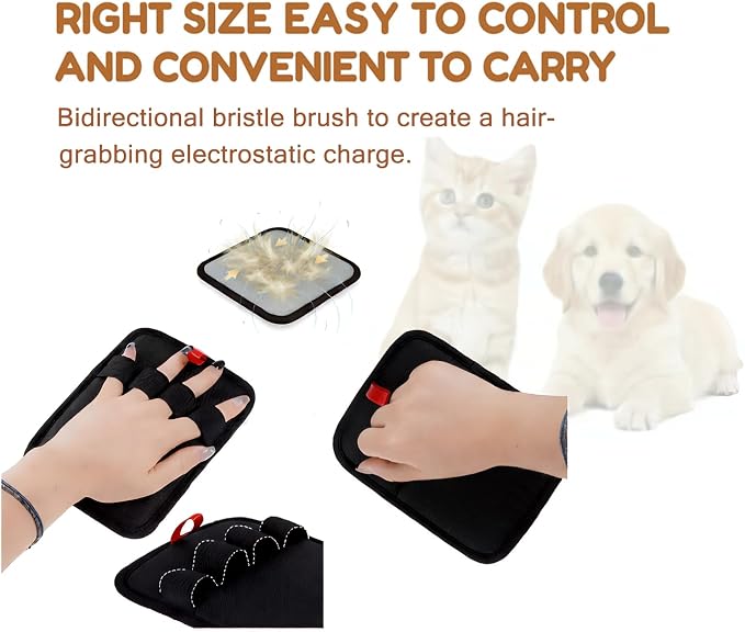 Guante retirador de pelo para mascotas reutilizable miniatura 2