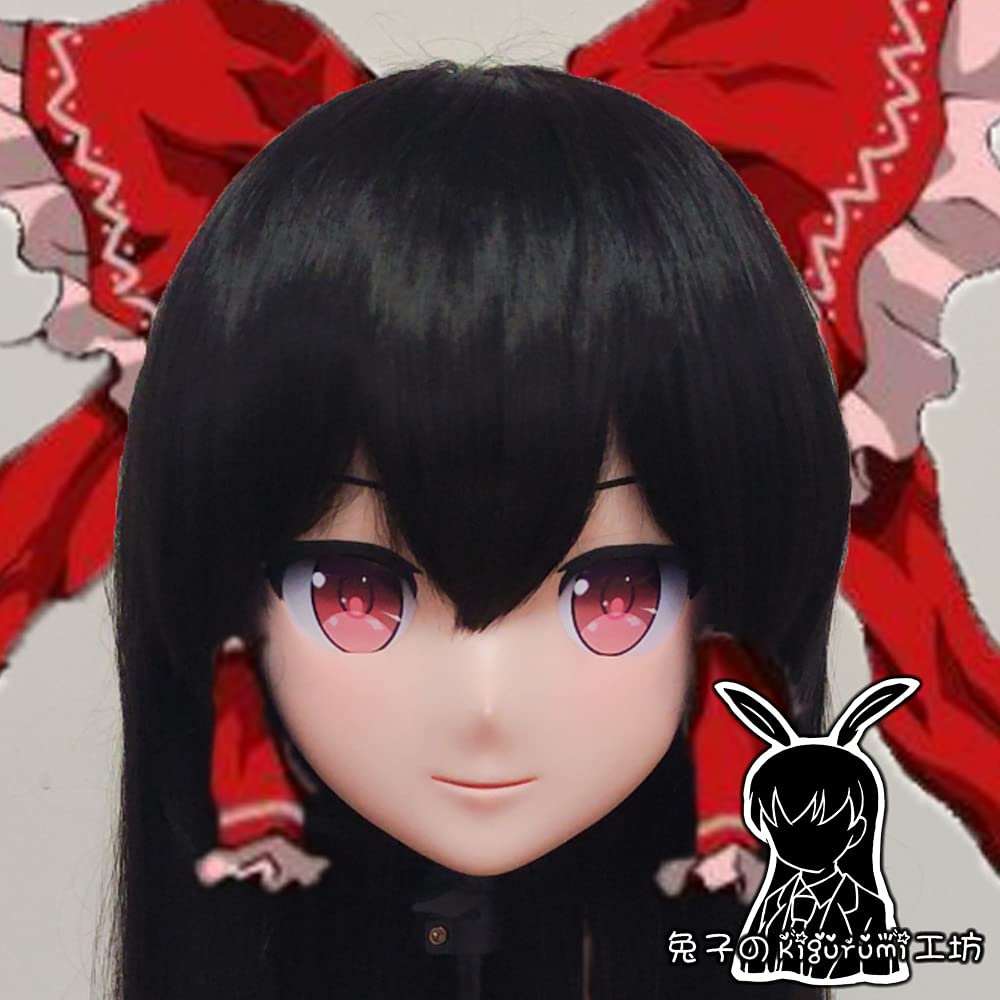 Amazon.co.jp: Resin Female Anime Cosplay Full Head AnimeKigurumi