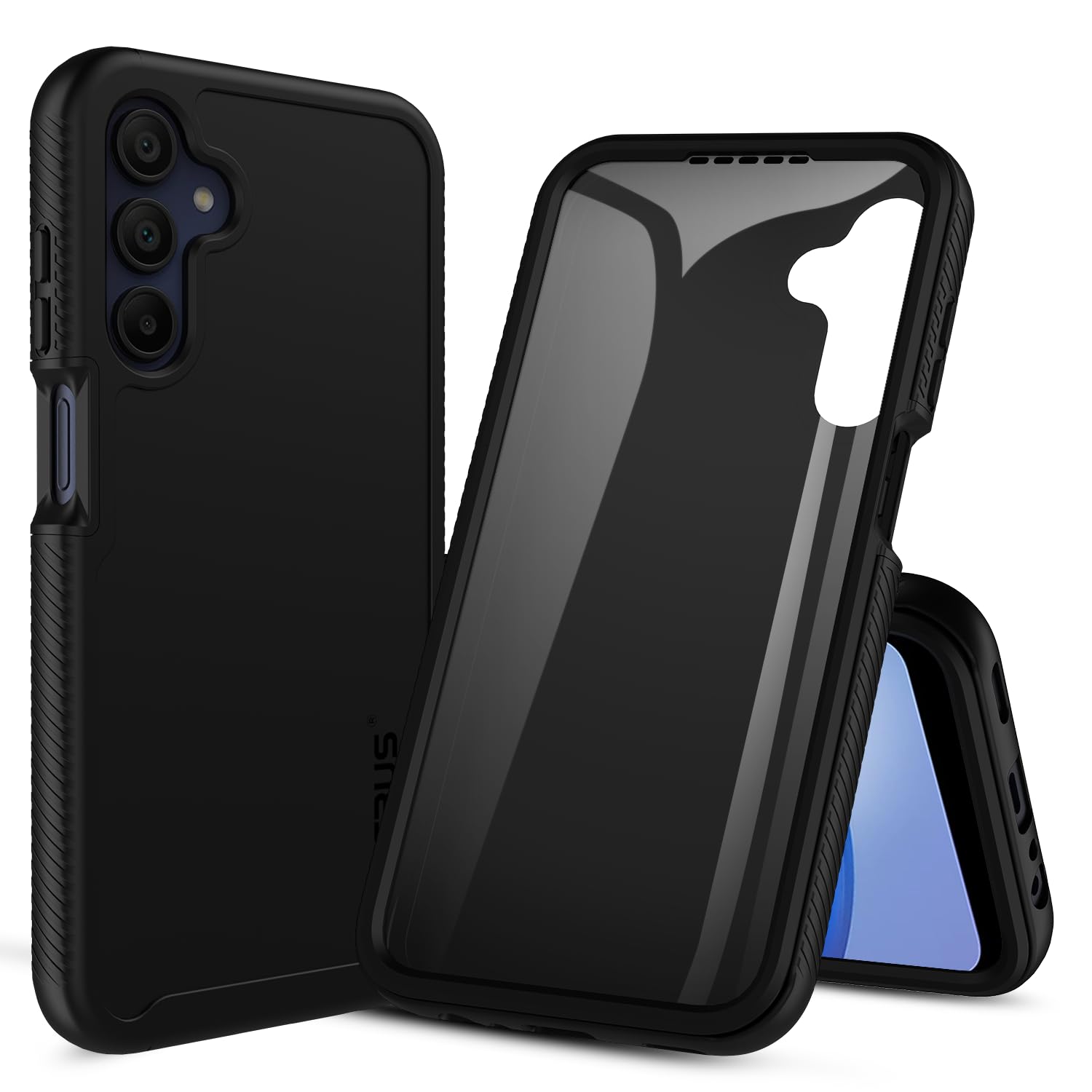 Coque Galaxy A25 5G CBUS noir mat avec protection écran intégrée robuste - 8