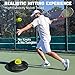 LOYPEXE Tennis Practice Rebounder Tennis Trainer Set Solo Tennis Trainer with String Practice Equipment 3 Replacement Rebound Balls Portable Tennis Practice Equipment for Adults Kids Beginners