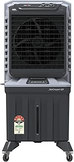 Kenstar AirCruzer 125L Desert Air Cooler|125L Tank|Honeycomb Cooling Pads|60 ft Air Throw|3-Speed Control |Water Level Ind...
