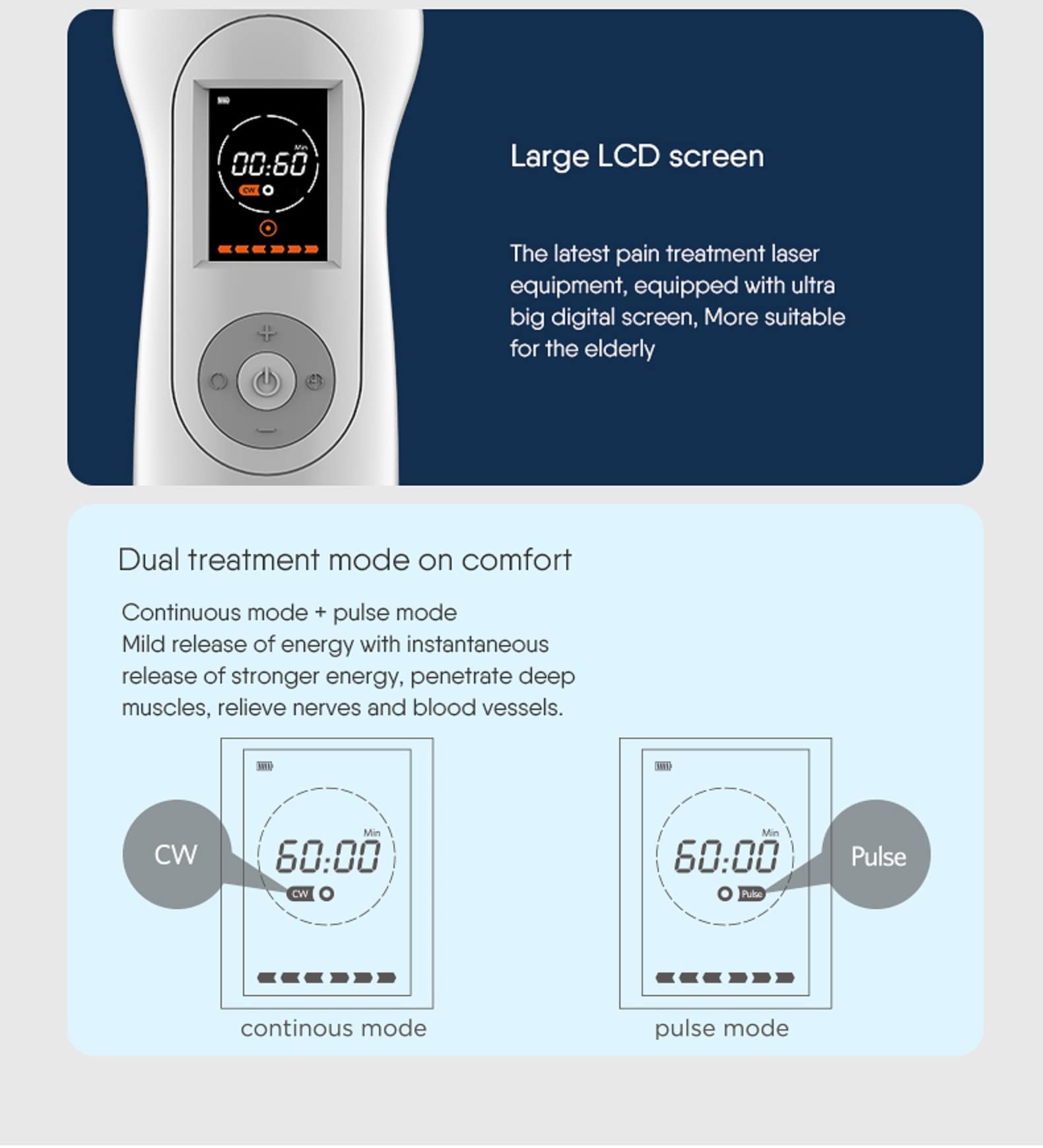 Kaltlaser Therapy Softlaser Lasertherapiegerät mit Schutzbrille Akupunktur Cold Low Level Laser Therapie Neu 2024 USB Edition