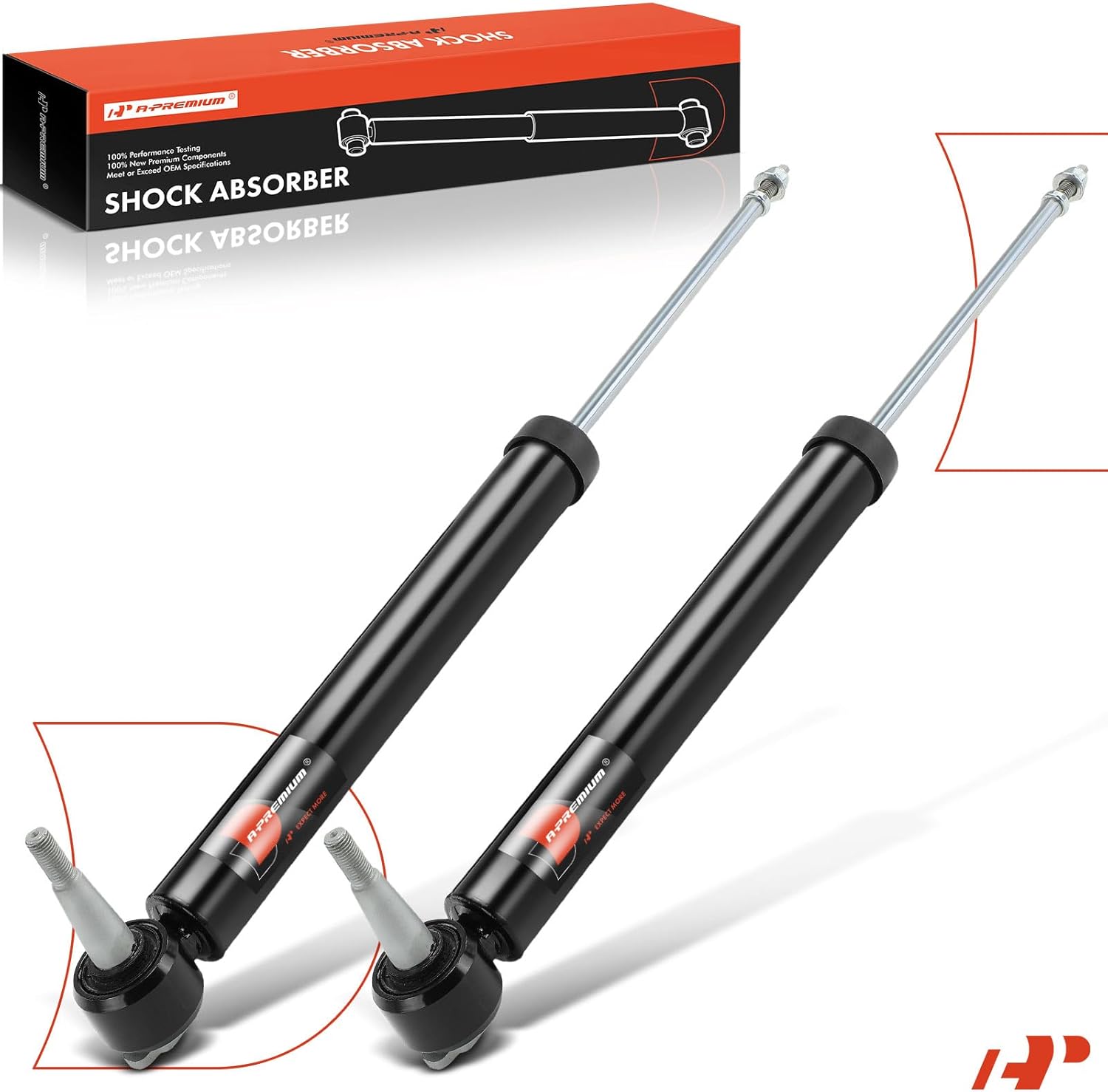 A-Premium Rear Suspension Shock Absorber Compatible with Ford Explorer 2020 2021 2022, AWD, 2-PC Set