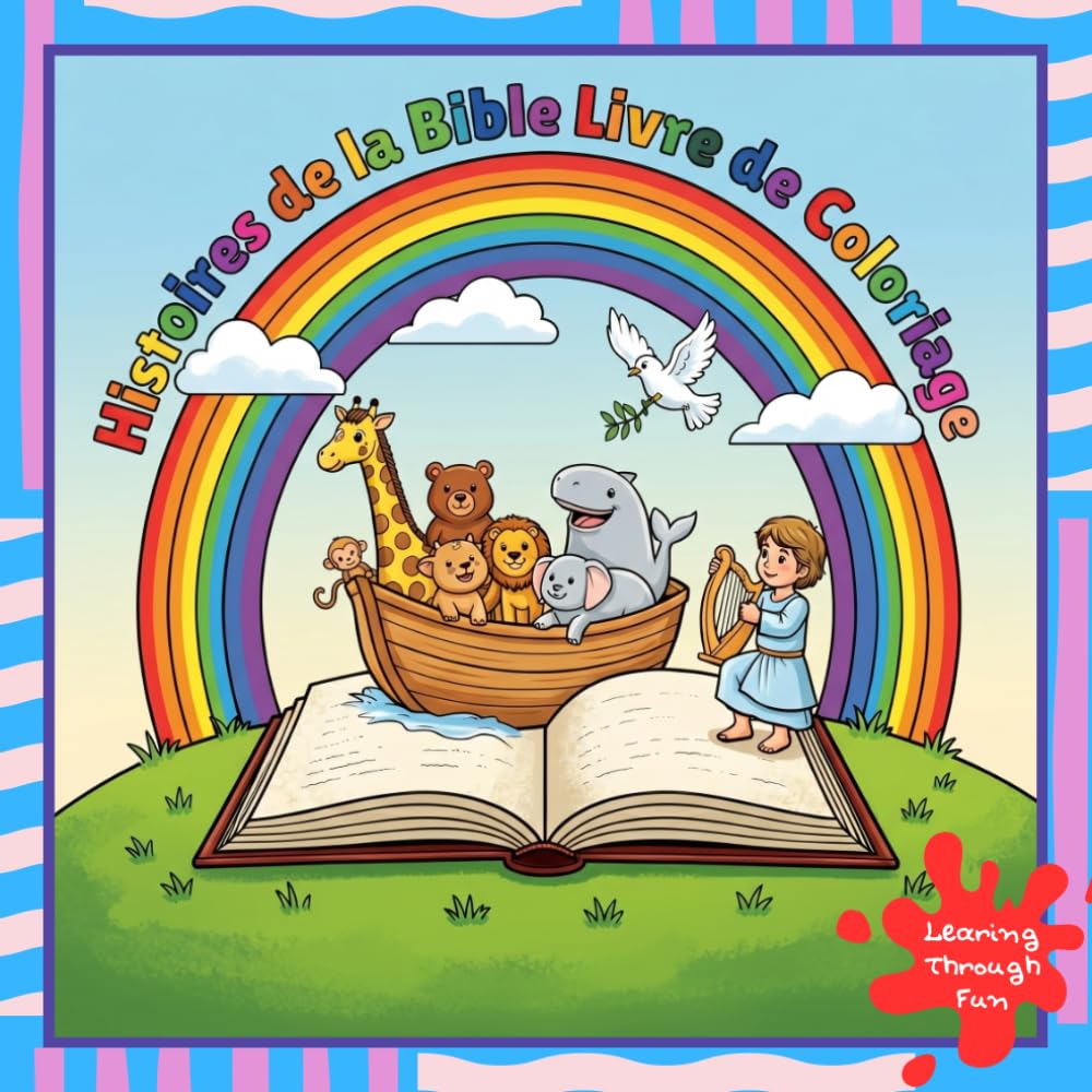 Histoires de la Bible: Livre de coloriage
