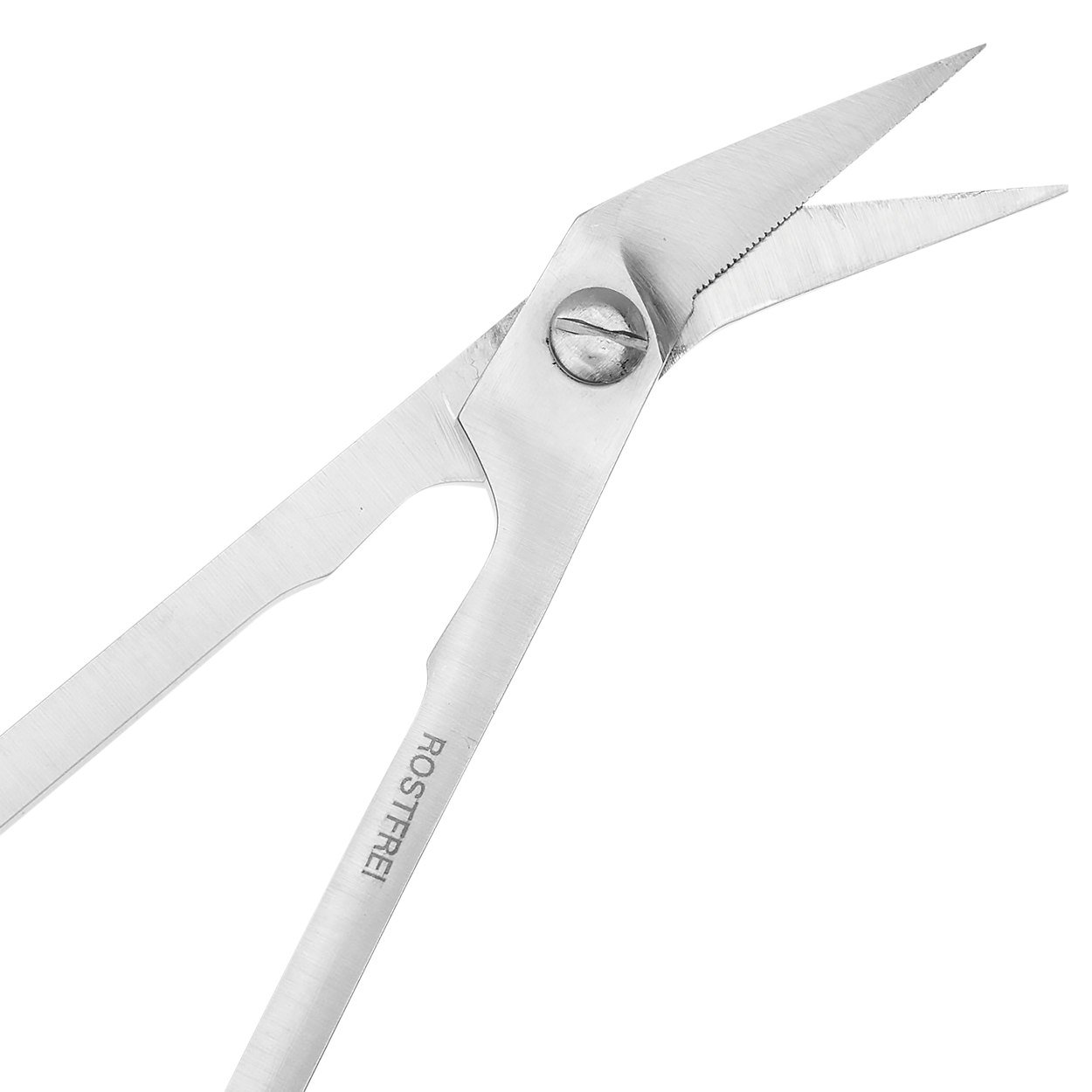 May Ciseaux Pédicure à Long Manche pour Seniors – Ciseaux à Ongles de Pieds avec Micro-denture Antidérapante & Grandes Poignées pour Ongles Épais, Acier Inoxydable, 17,5 cm