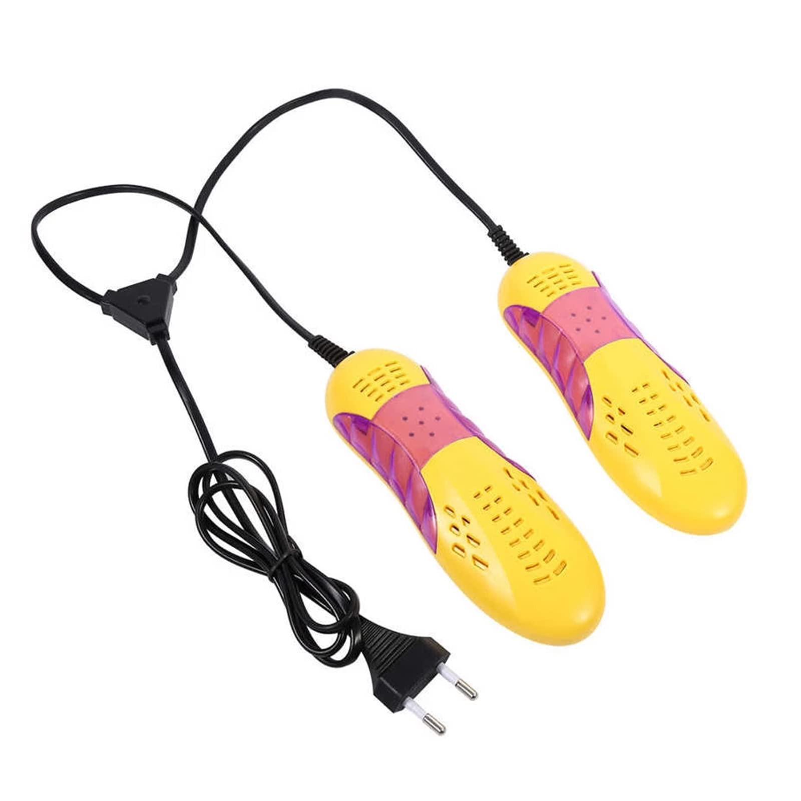 Chauffe-Pieds électrique en Forme de Course, Portable Multifonction pour sécher Les Chaussures, Les Bottes, Les Gants, Les Chaussettes, EU