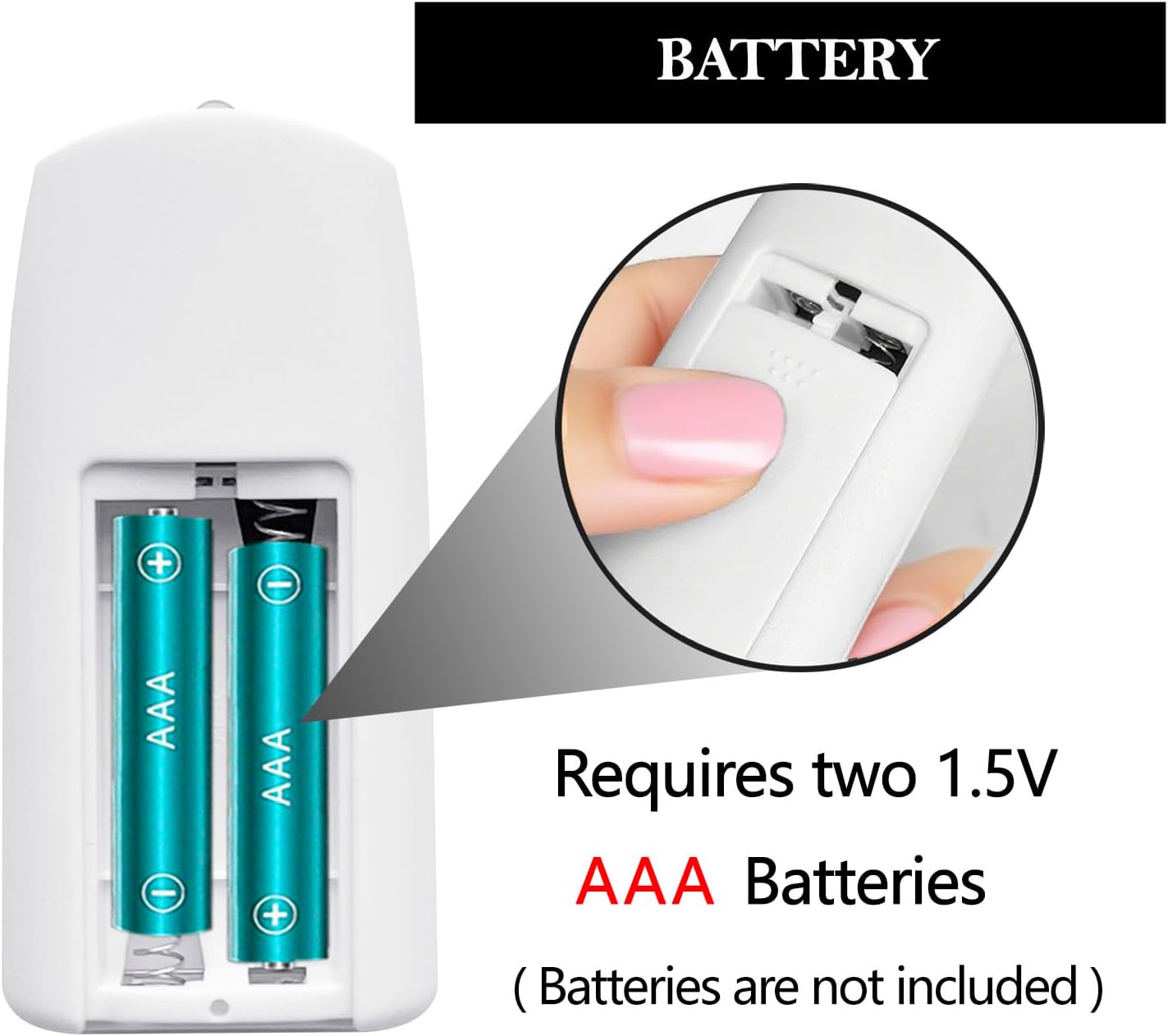 Replacement Remote Control for Ceiling Fan,Compatible with Bell+Howell Socket Ceiling Fan Light.