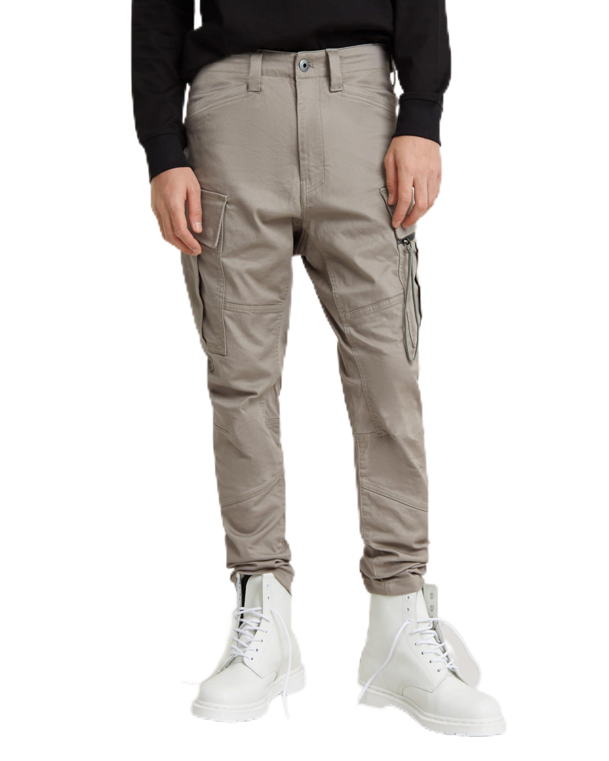 G-Star Men's Zip Pocket 3D Skinny Cargo Pants 2.0, Grey (rock ridge D24307-C105-G294), 30W / 32L