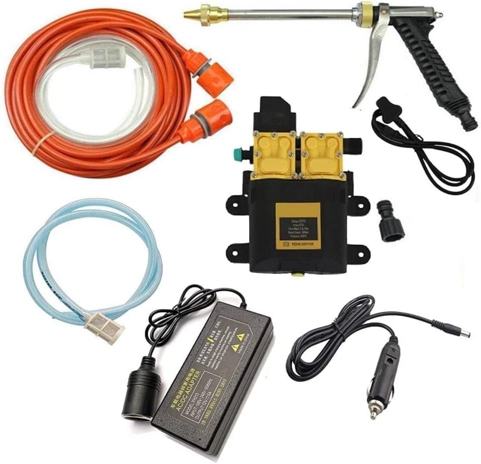 Image of FLOJOY 1800W Electric Pressure Washer | 160 Bar Max Pressure | Copper Motor | High Flow Water Pump | 7 m Hose for Cars, Bikes, Patio & Home Cleaning