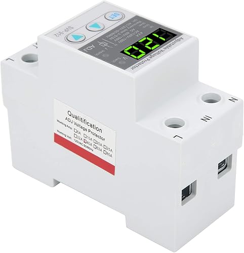 Miniatura 8 de SVP-912 120VAC Autorrecuperación ajustable bajo voltaje Dispositivo protector de voltaje para un mejor rendimiento (63A)