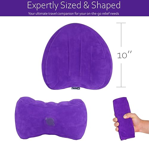 Miniatura 7 de PEKOMKISS Almohada de apoyo para piernas y rodillas almohada de rodilla de tela de terciopelo ajustable firme entre las piernas para aliviar el