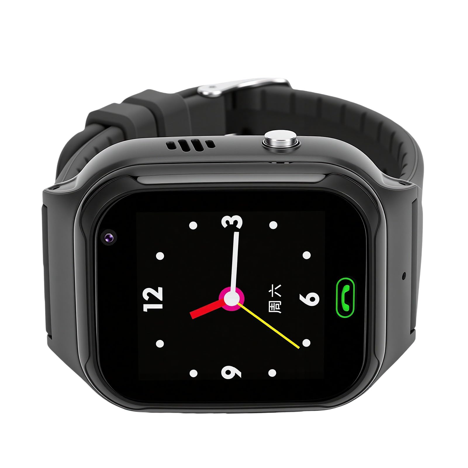 Tosuny Smartwatch per Bambini 4G, Smartwatch per Bambini (BLACK) | Touch screen da 1,44 pollici IP65, videochiamata SOS LBS localizzazione WiFi