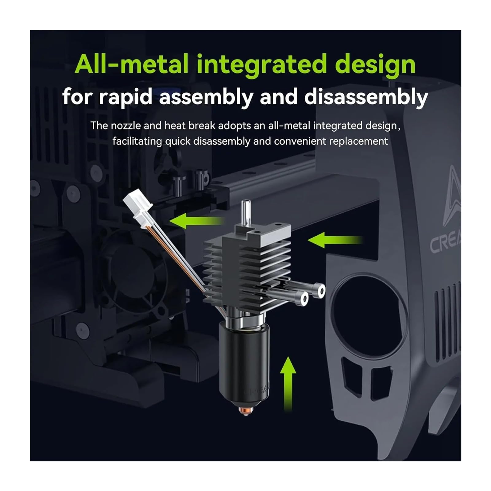 Kompatibel mit Creality, Keramik-Heizset 350 °C for K2 Plus