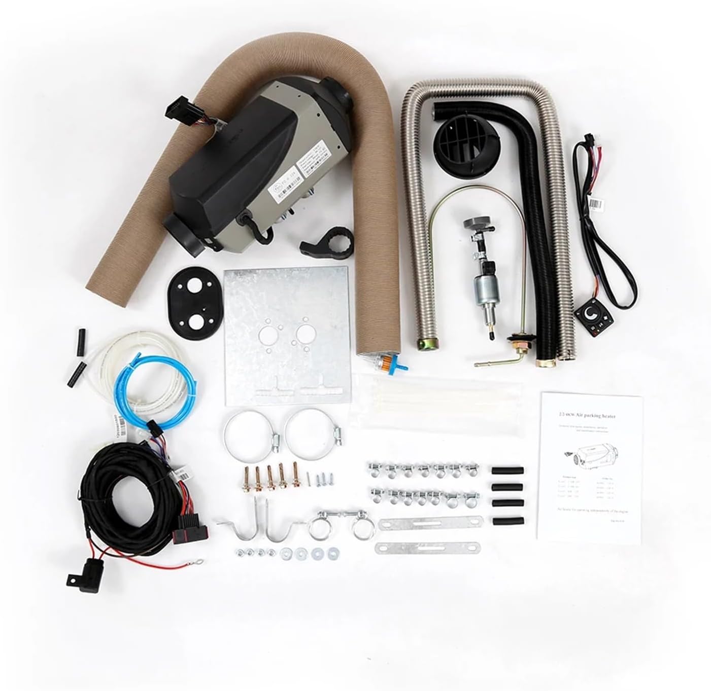 2.2KW Cab Air Heating 12V DC Diesel Fuel Heater Split Engine Off Parking Compatible with Truck Car