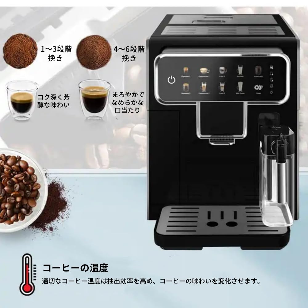 Amazon.co.jp: SOLLENT 全自動コーヒーマシン マグニフィカスタート