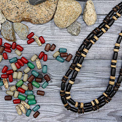 Fun-Weevz 350 African Beads For Jewelry Making, Buri And Betel Nut Bead Strands With 2 Necklaces, Crafts Supplies For Native American, African, Tribal, Indian Bracelets #TOP5