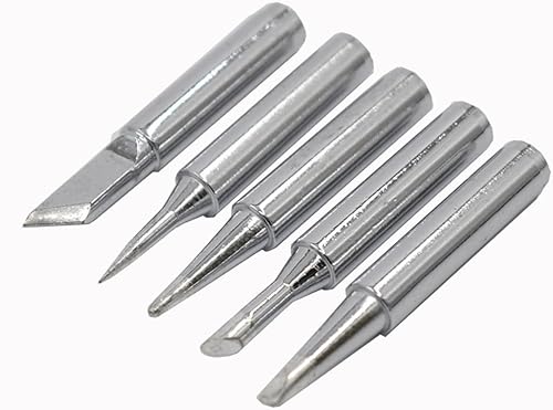 5 puntas de soldador, puntas de repuesto de la serie S-T para hierros Ha-kko, Ao-yue, Yi-hua, We-ller WP25, WP30, WLC100, SP40L, SP40N y WP35