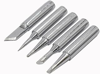 5 Pcs Soldering Iron Tips, Replacement S-T Series Soldering tips for Ha-kko, Ao-yue, Yi-hua, We-ller WP25, WP30, WLC100, SP40L, SP40N and WP35 Irons